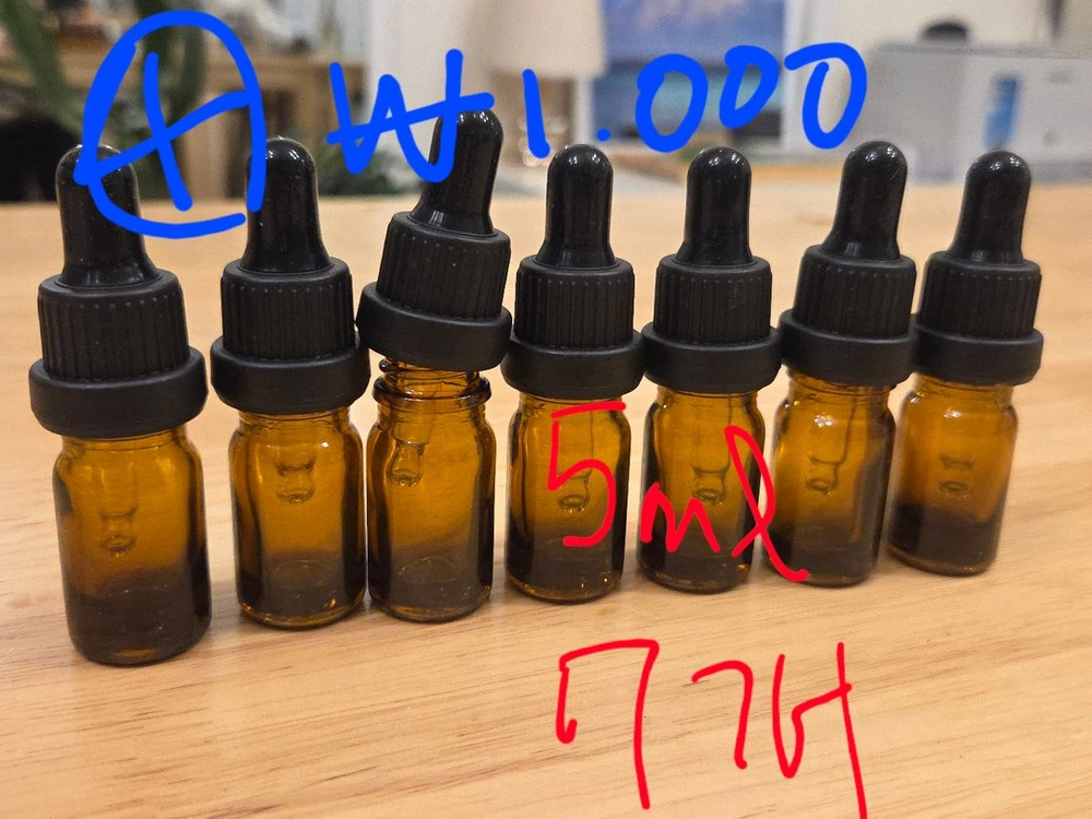 아로마오일 에센셜오일 유리공병 5ml 10ml 30ml 50ml 100ml 이미지
