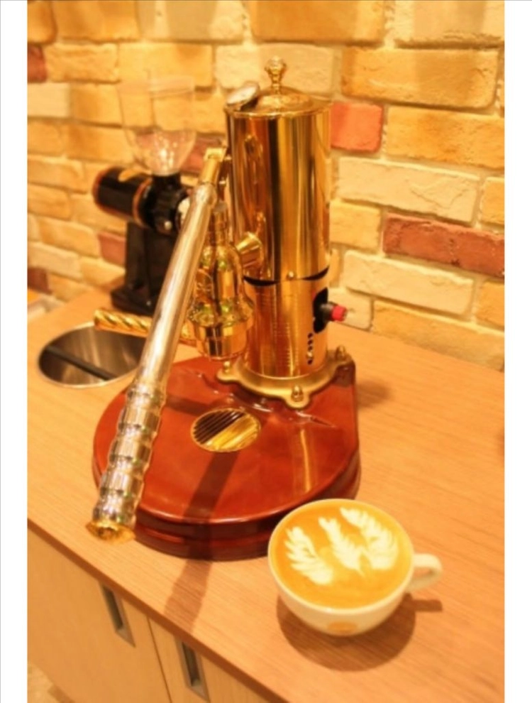 (휘귀/단종) 대만EDO CAFE 핸드메이드 수동레버 커피머신 에스프레소 머신 후기있음 (빨강) 이미지