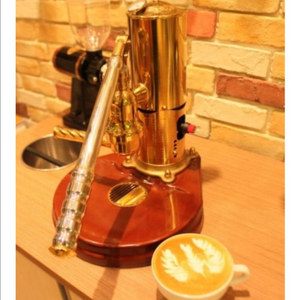 (휘귀/단종) 대만EDO CAFE 핸드메이드 수동레버 커피머신 에스프레소 머신 후기있음 (빨강) 이미지