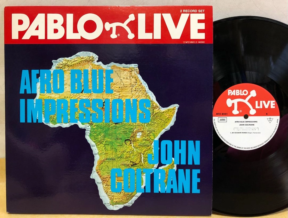 LP ; john coltrane - afro blue impressions 존 콜트레인 재즈 엘피 음반 jazz 이미지
