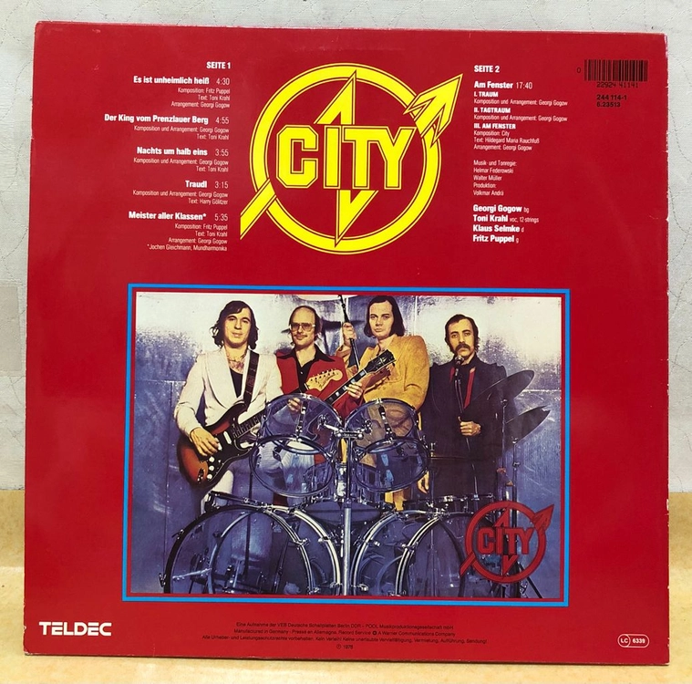 LP ; city 독일 싸이키델릭 프로그 락 명반 엘피 psychedelic prog rock 이미지