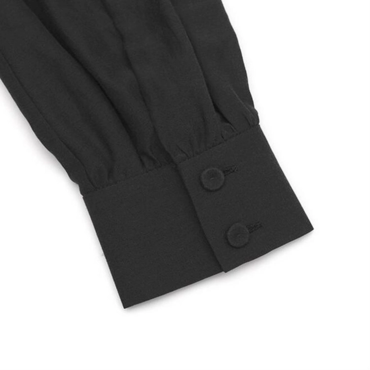 (새상품) JIYO Dew Blouse 지요 듀 블라우스 블랙 M 이미지