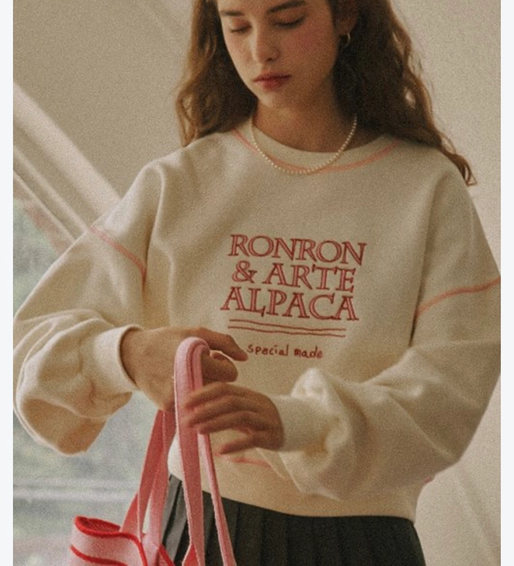 F 론론 RONRON 맨투맨 -5421 이미지