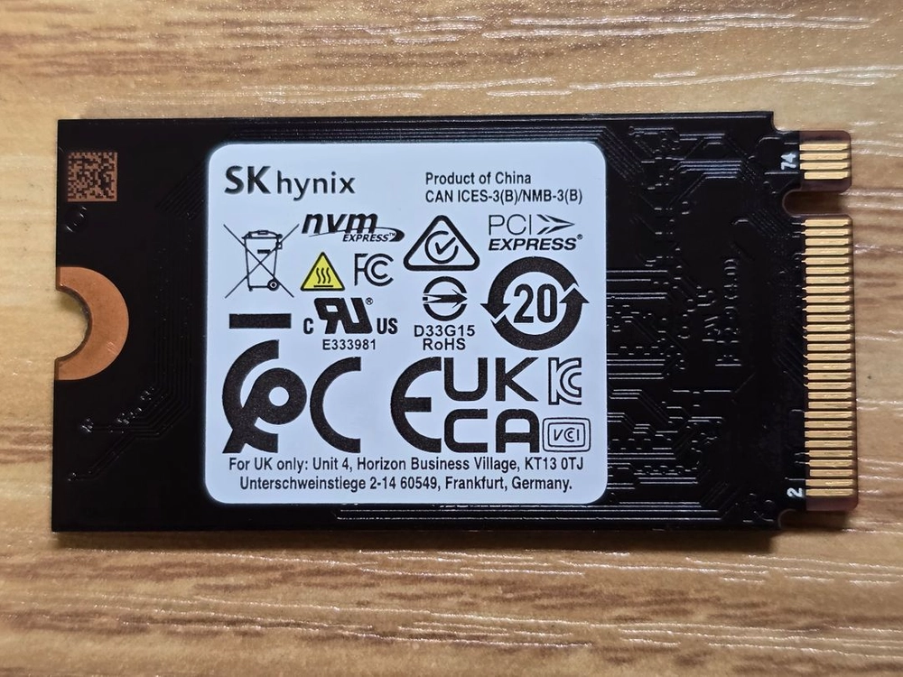 SK하이닉스 2242TYPE BC901 256G 이미지