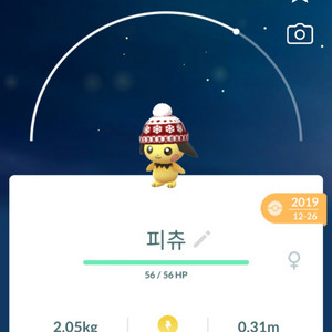 포켓몬고 코스튬 피츄 이로치x 이미지