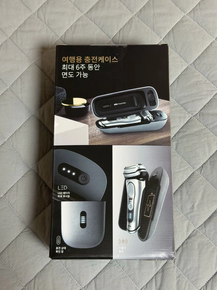 브라운 시리즈9 프로플러스 전기면도기 9660cc 블랙 +여행용 충전케이스 이미지