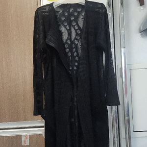 플리츠플리즈 메쉬 롱가디건 이미지