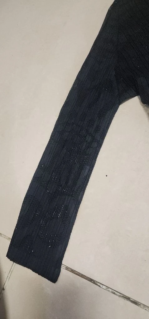 플리츠플리즈 메쉬 롱가디건 이미지