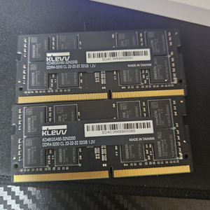 클레브 DDR4 3200 32GB 노트북램 / 정상작동 이미지