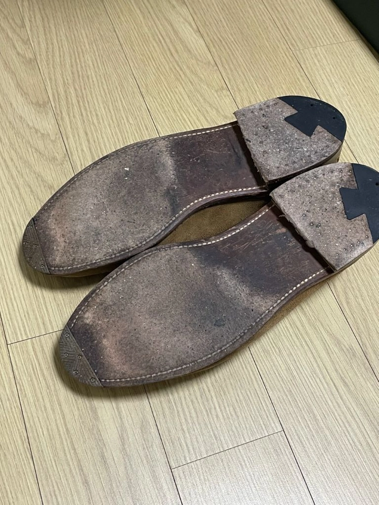 [9D] Alden 알든 6243F 언라인드 스웨이드 로퍼 이미지