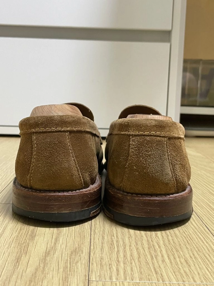 [9D] Alden 알든 6243F 언라인드 스웨이드 로퍼 이미지