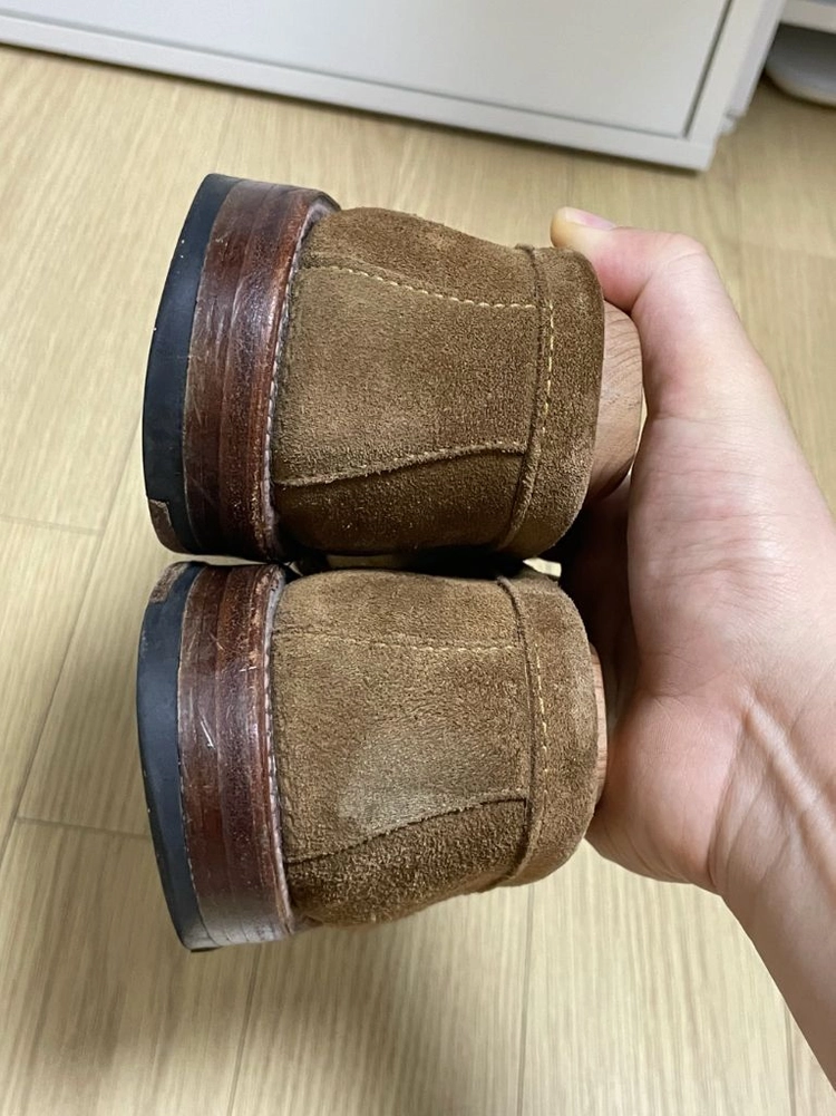 [9D] Alden 알든 6243F 언라인드 스웨이드 로퍼 이미지
