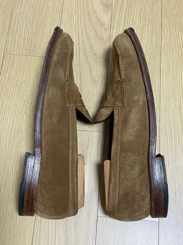 [9D] Alden 알든 6243F 언라인드 스웨이드 로퍼 이미지