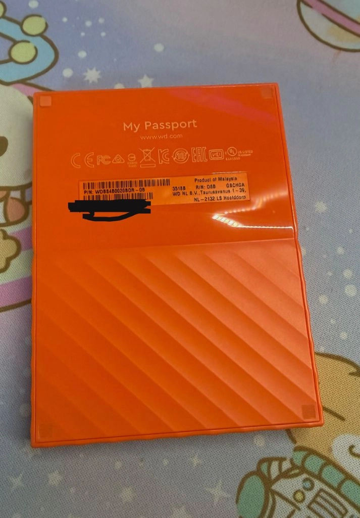 WD 웨스턴디지털 My Passport 외장하드 2TB 이미지