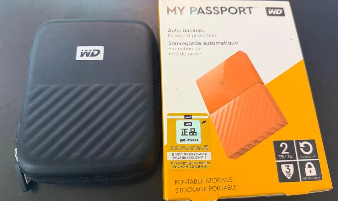 WD 웨스턴디지털 My Passport 외장하드 2TB 이미지