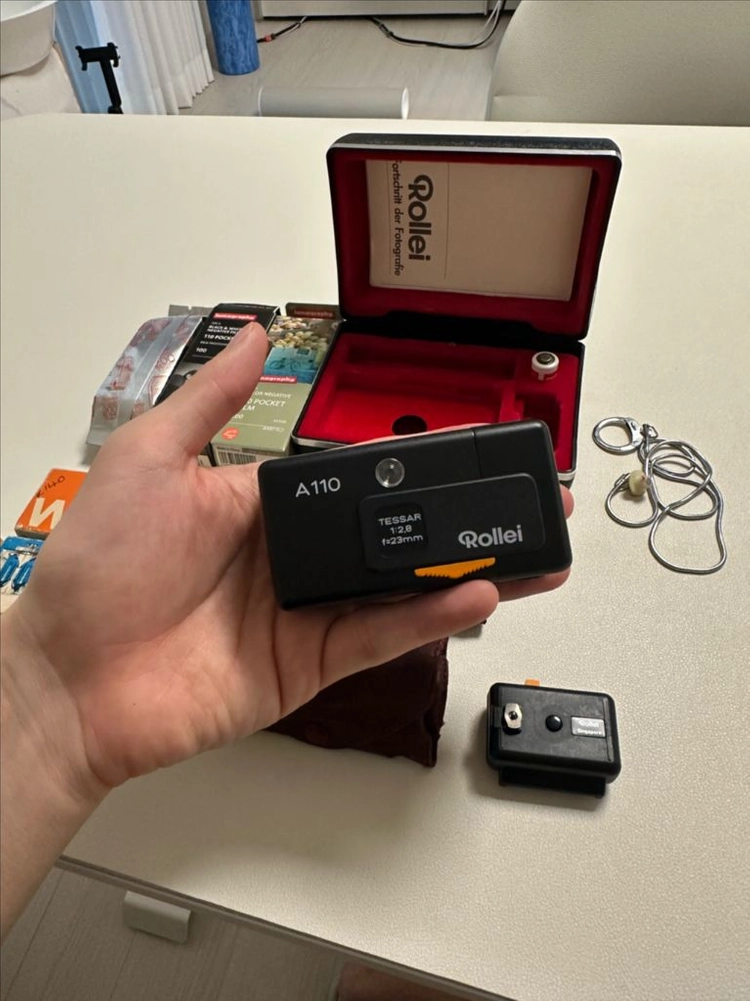 판매] 1970s 독일 롤라이 Rollei A110 민트급 풀세트 (완벽 구성 / 실작동품) 이미지