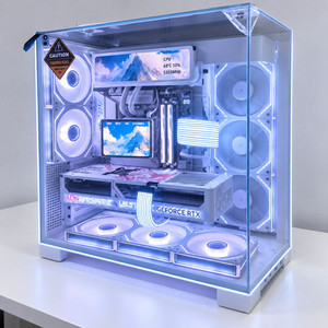 라이젠7 9800X3D RTX5080 화이트 고사양 감성PC 이미지