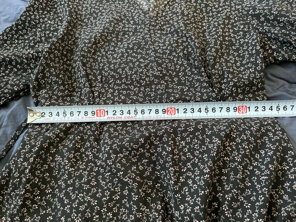 블랙 잔꽃 롱 원피스 55 이미지