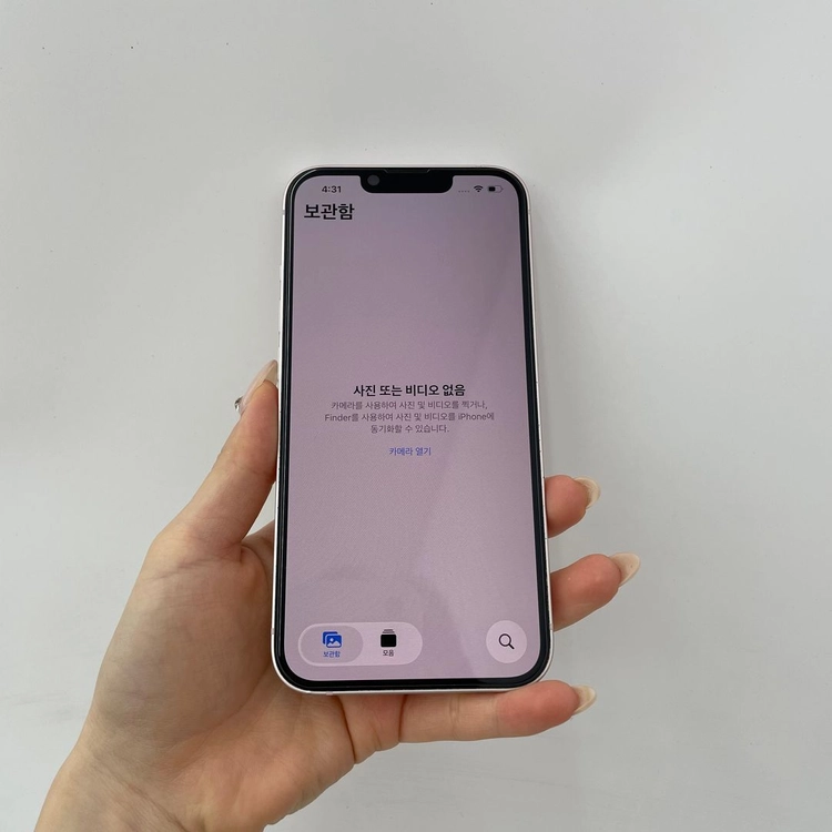 아이폰13 배터리84% 핑크 128GB 05050 울산중고폰 이미지