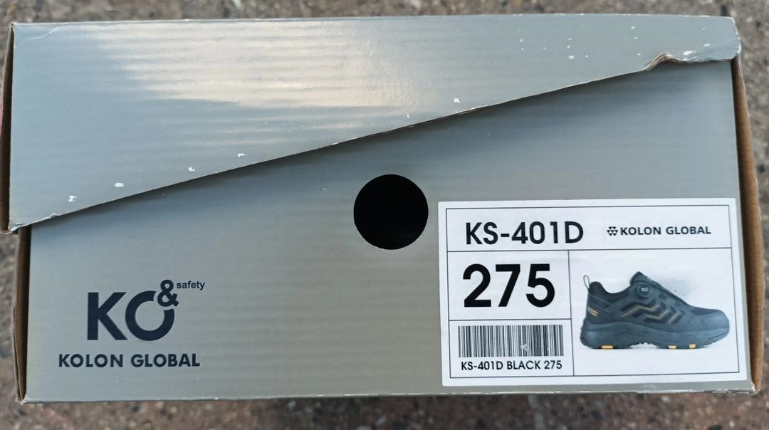 ks-401D 코오롱 안전화 275 새제품 초경량 4인치 이미지