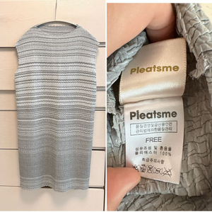 플리츠미 원피스 새상품 / 프리사이즈 pleatsme 민소매원피스 나시원피스 플리츠원피스 택포 이미지