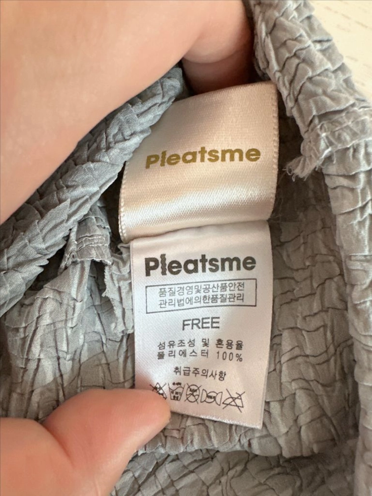 플리츠미 원피스 새상품 / 프리사이즈 pleatsme 민소매원피스 나시원피스 플리츠원피스 택포 이미지