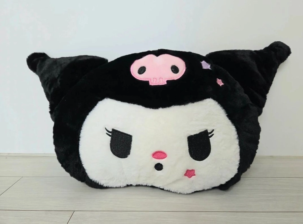 쿠로미 얼굴 인형 쿠션 이미지