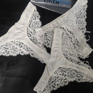 비비안 레이스 T팬티 화이트 95호 이미지