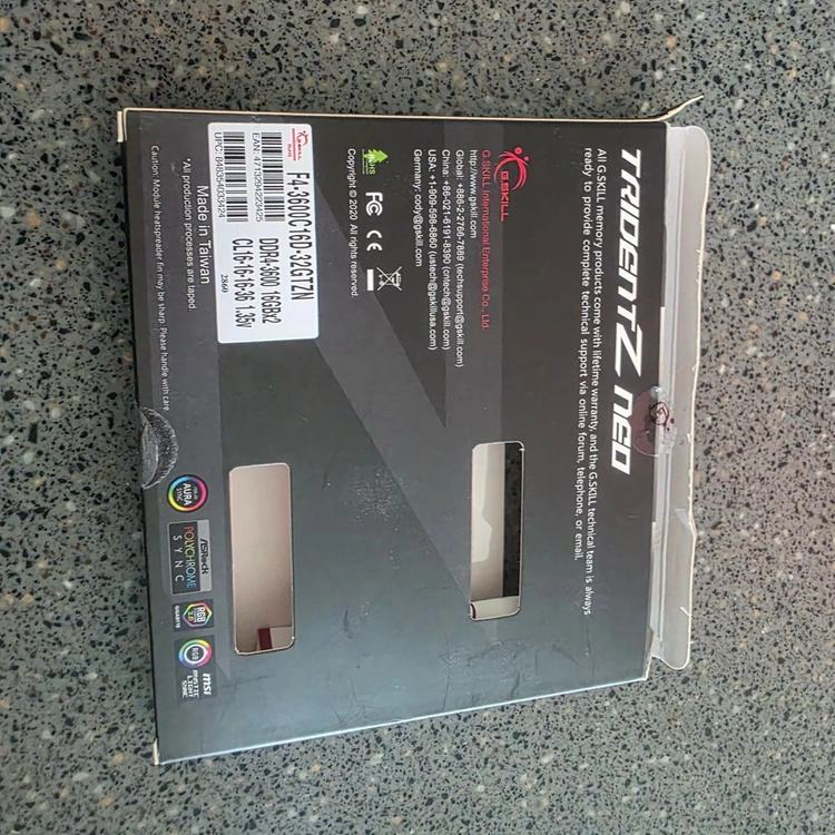 G.skill 트라이던트 네오 ddr4 16 x2 cl16 3600 이미지