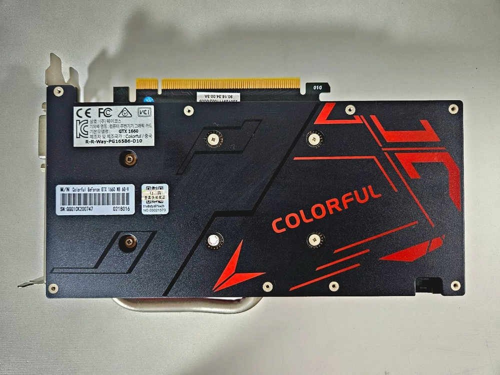 COLORFUL 지포스 GTX 1660 토마호크 D5 6GB 이미지