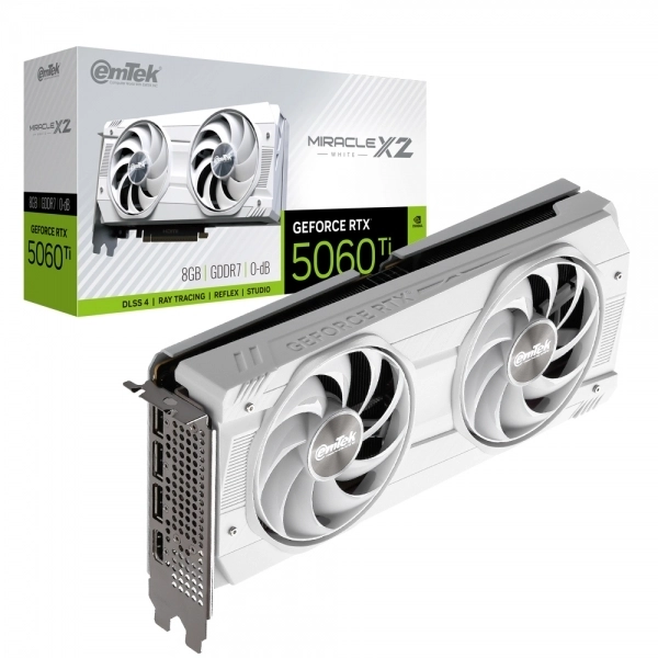 기가바이트 이엠텍 5060TI 8GB 화이트 미개봉 이미지