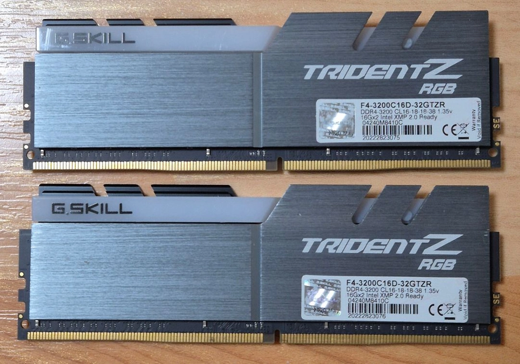 G.SKILL 트라이던트Z RGB DDR4 32GB (16GBx2) 메모리 램 이미지