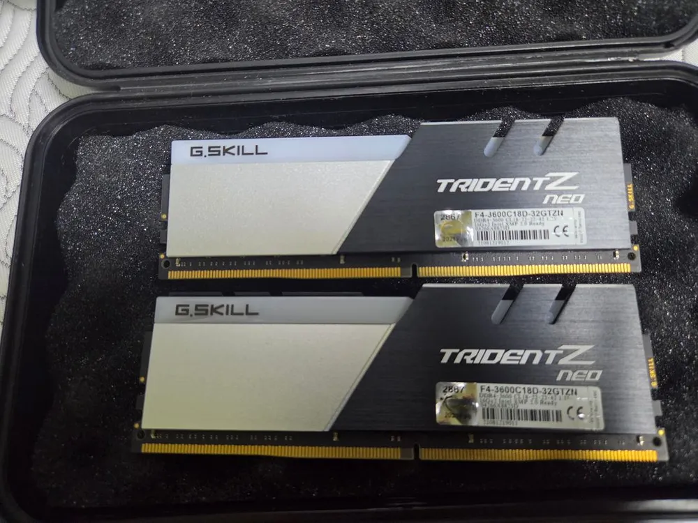 G.SKILL DDR4-3600 CL18 TRIDENT Z NEO (64GB(32Gx2)) 이미지