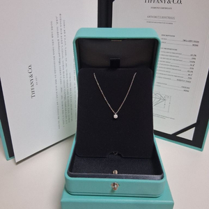티파니 0.22ct(2.2부) 플래티늄 다이아 목걸이 이미지