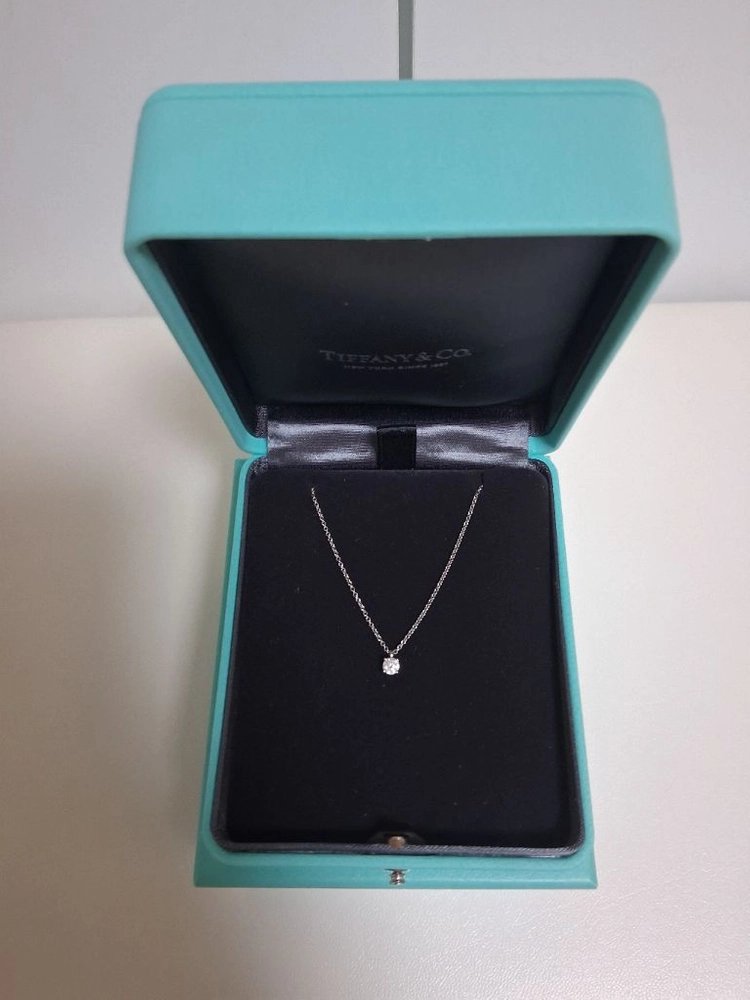 티파니 0.22ct(2.2부) 플래티늄 다이아 목걸이 이미지