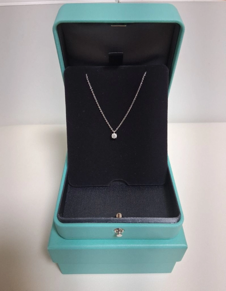 티파니 0.22ct(2.2부) 플래티늄 다이아 목걸이 이미지