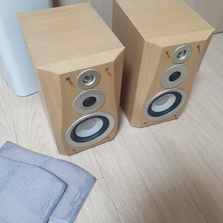 음질좋은 DENON 데논 100W 3way 스피커 2통 몽땅 hifi 슈퍼트위터 북샐프 스피커 - 안심되는 중고거래