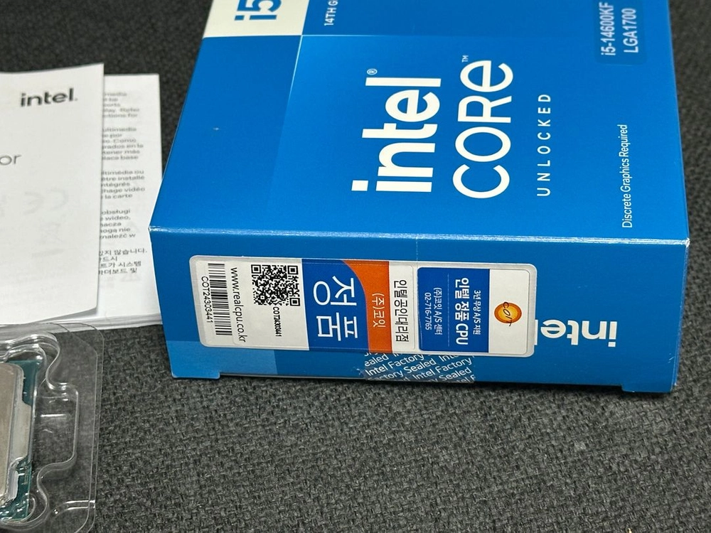 인텔 i5-14600KF 정품 박스 / 코잇 정품 / 무상보증 2029년 10월까지 이미지