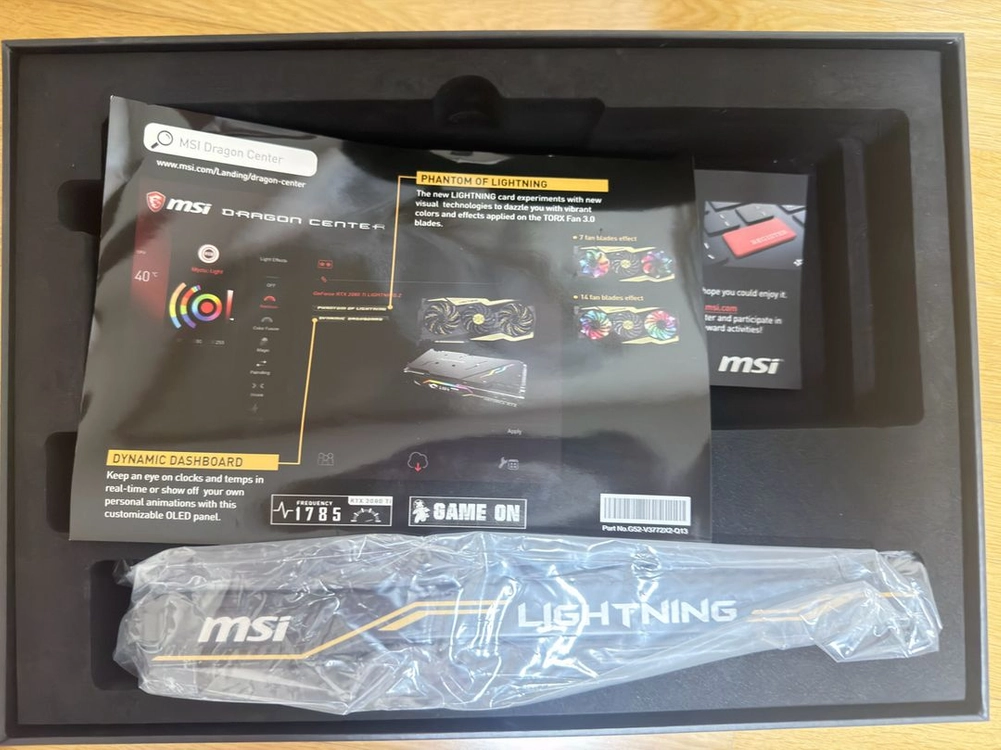 MSI RTX 2080 Ti 라이트닝 그래픽카드 이미지