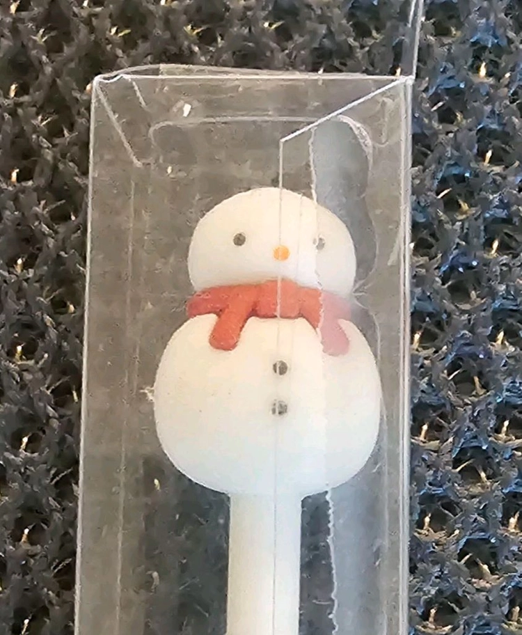 눈사람 실리콘 머들러 / 꿀스틱 새상품 이미지