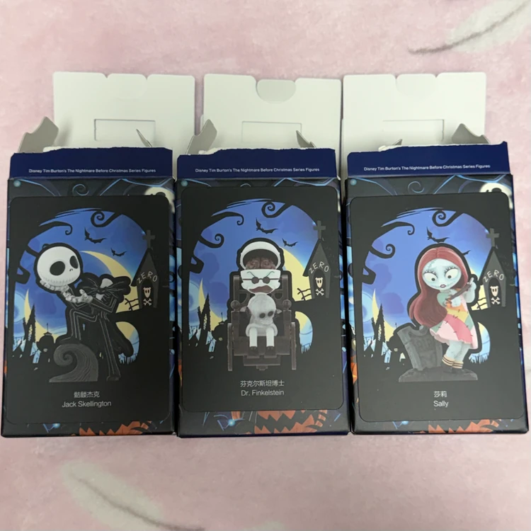 팝마트 디즈니 팀버튼의 크리스마스 악몽 시리즈 피규어 잭 스켈링턴 샐리 닥터 핀켈슈타인 일괄 이미지