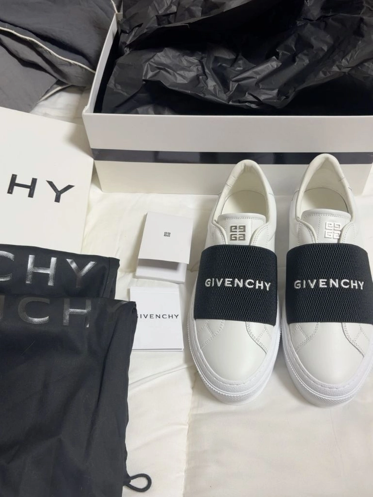지방시 GIVENCHY 시티 스포츠 밴딩 스니커즈 40 새상품 풀구성 이미지