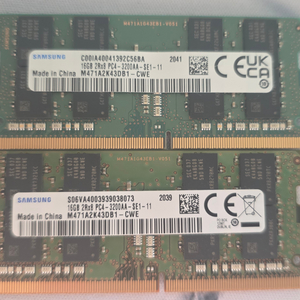 삼성ddr4 3200 32gb노트북 램 메모리(16gb 2개) 이미지