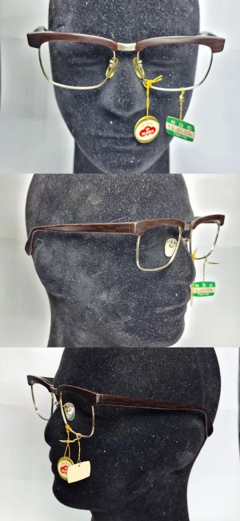 광휘 MASUNAGA KOKI GENTRY 28 안경테 54mm 콤비 하금테 일본 빈티지 데드스톡 하이엔드 레트로 이미지