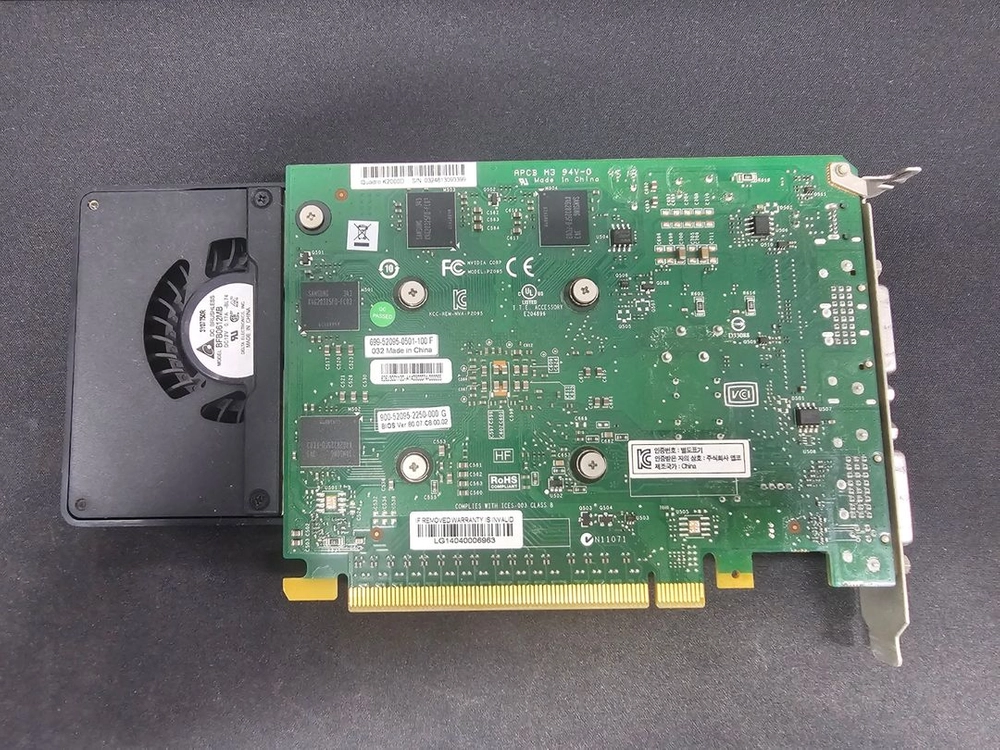 엔비디아 쿼드로 (Quadro) K2000D 그래픽카드 이미지