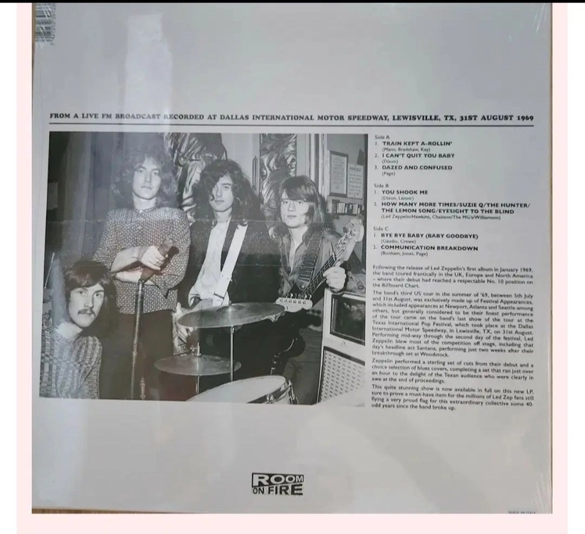 [수입] Led Zeppelin - Texas 1969 라이브 이미지