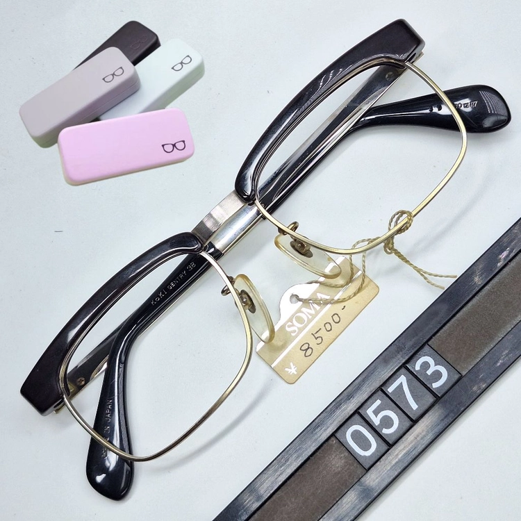 광휘 MASUNAGA KOKI GENTRY 38 안경테 50mm 하금테 일본 빈티지 데드스톡 하이엔드 레트로 클래식 이미지