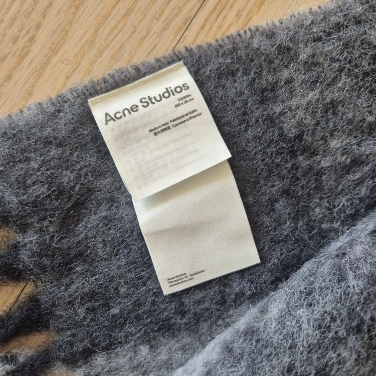아크네 스튜디오 Acne Studios 모헤어 체크 스카프 머플러 목도리 이미지