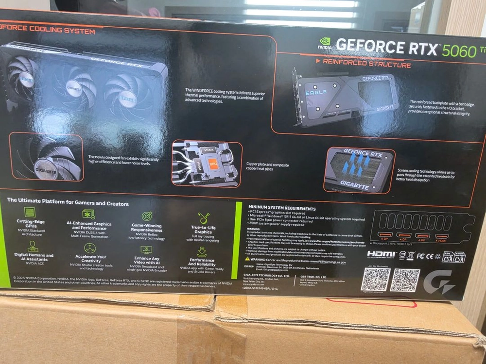 5060 ti 기가 이글 3팬 미개봉 이미지