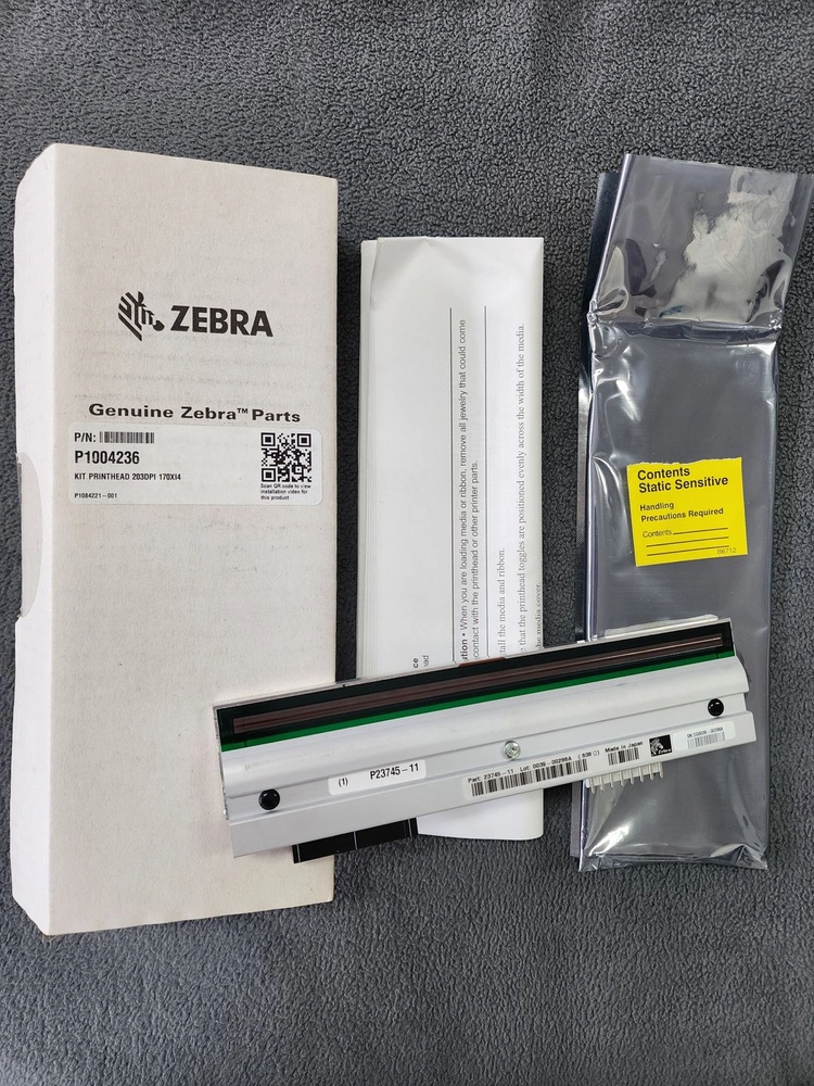 지브라 라벨프린터 일본 정품 170XI4 열전 사 프린트 헤드 203DPI Zebra 바코드 P1004236 팝니다 이미지